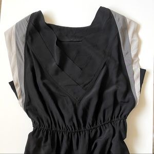 Whistles Black Silk dress